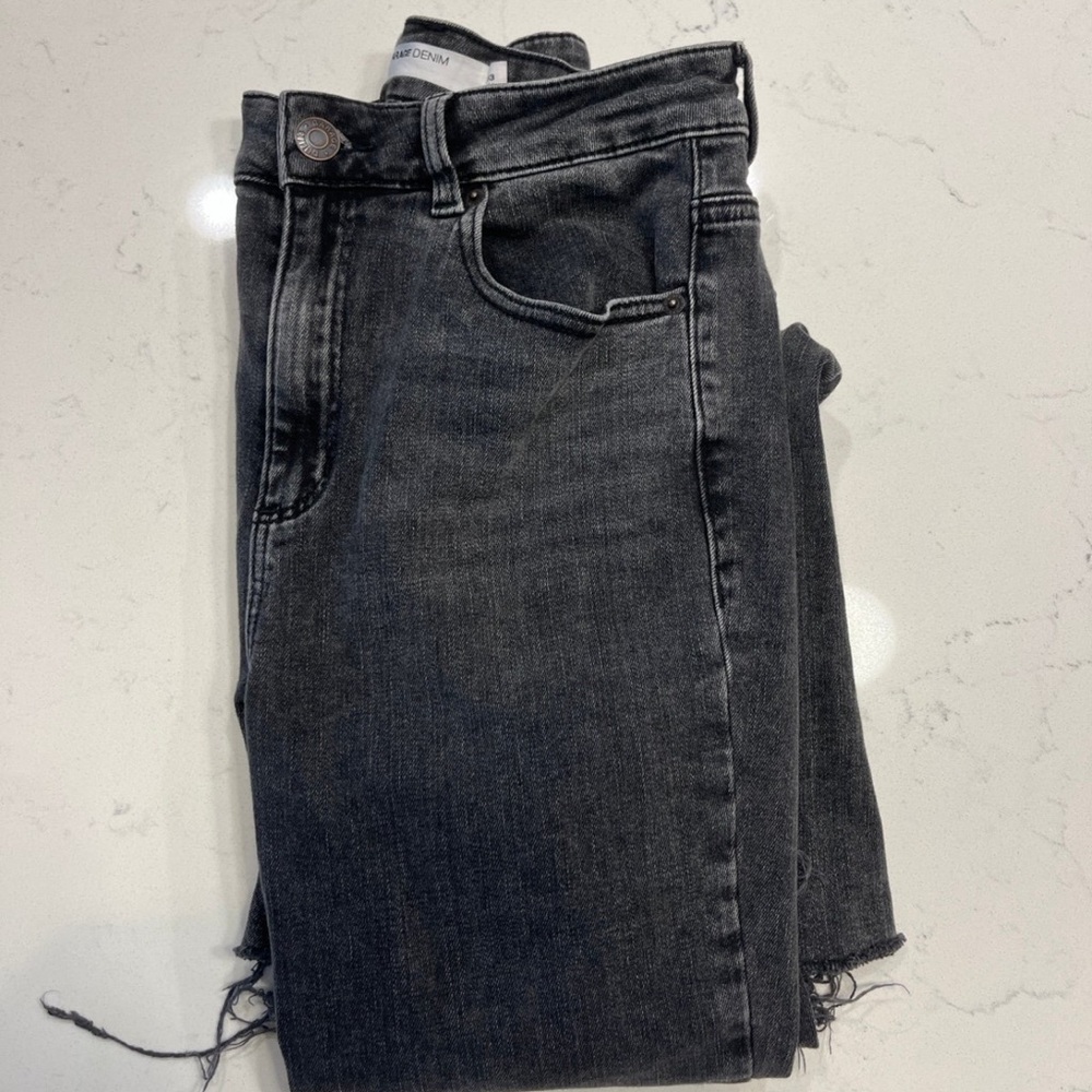 Garage Black Flare/Wide Leg Jeans